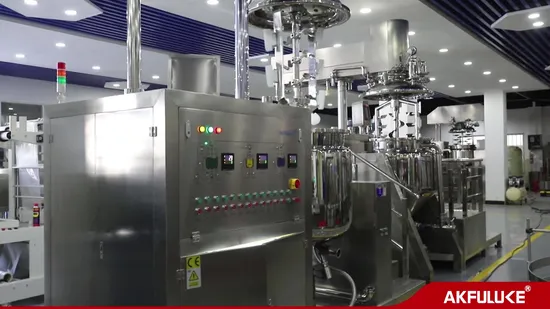 Machine de fabrication de crème cosmétique, Machine de fabrication de tubes cosmétiques, Machine de mélange de crème cosmétique, prix de la Machine de fabrication de savon F07