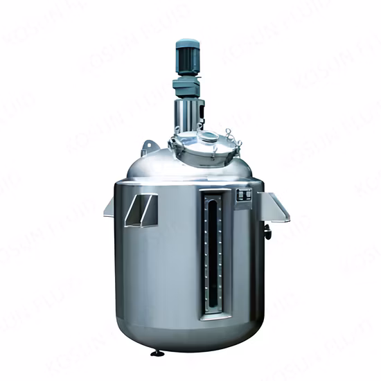 Laboratoire. Réservoir de réaction en verre de réacteur à enveloppe de refroidissement de chauffage chimique R&D