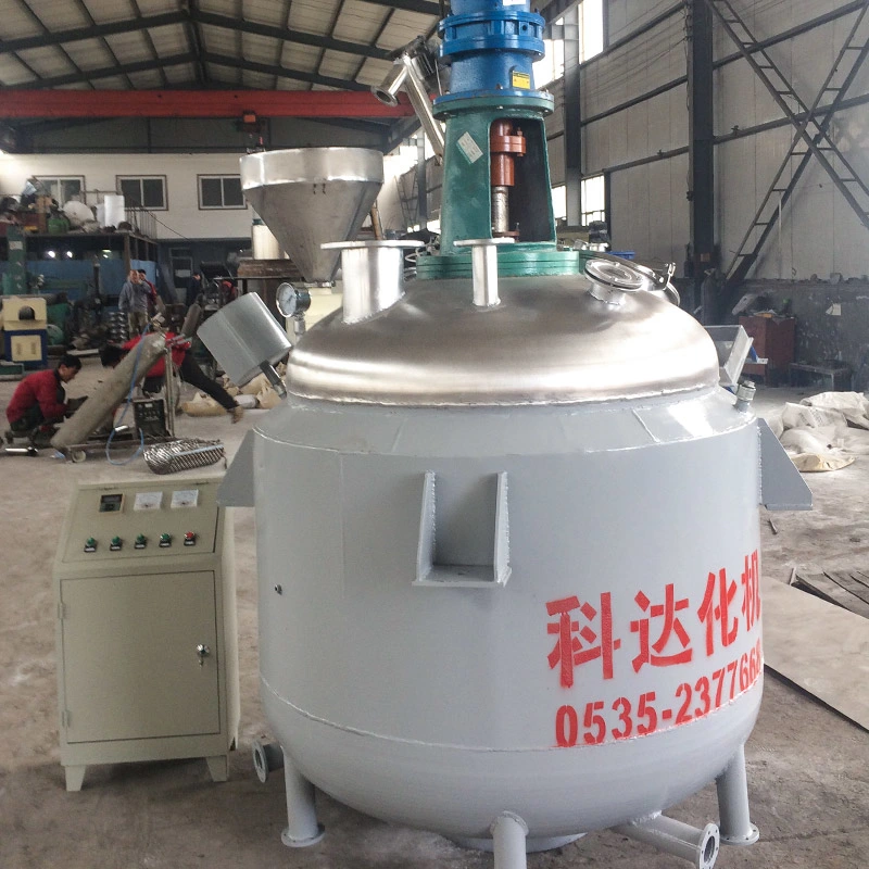 Chemical Stainless Steel 304/316 Vacuum Mixing Vessel Reactor with Jacket Heating and Cooling