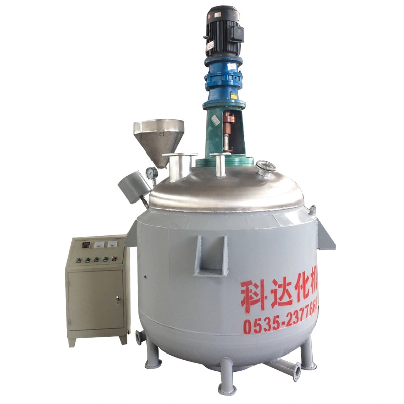 Chemical Stainless Steel 304/316 Vacuum Mixing Vessel Reactor with Jacket Heating and Cooling